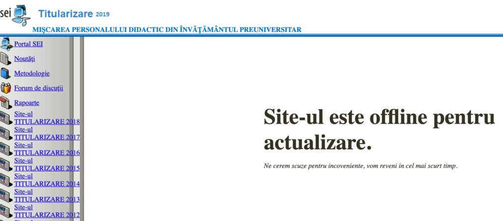 Detective Sedative necessity Titularizare 2019: Site-ul oficial al Ministerului cu posturile pentru  titularizare "este offline", în plin blocaj al titularizării pe 253 -  Edupedu.ro