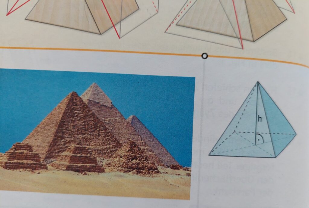 Calculul volumului piramidei cu ajutorului unui cub - explicații dintr ...